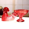 thumbnail image 3 of Vwrxbz Bocal à Bonbons en Verre avec Couvercle en Forme de Poulet Fait Main Récipient de Rangement Coloré pour Collations de Fruits Secs Cuisine Maison, 3 of 8