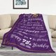 thumbnail image 2 of LHSHID 65th Birthday Gifts for Men Blanket 65 Birthday Gifts for Dad or Grandpa Birthday Gifts for Men 65 Year Old Birthday Gifts Men Cozy & Soft Flannel Throw Blanket 30x40in, 2 of 6
