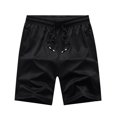 thumbnail image 3 of FRSASU Men Pants Summer Thin Fast-drying Beach Trousers Sports Short Pants Black XXXXXXXL, 3 of 9