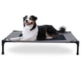 thumbnail image 1 of K&H PET PRODUCTS Cuna para Mascotas, Cama elevada para Perro, Malla Gris/Negra, Grande, 30 x 42 x 7 Pulgadas, 1 of 5