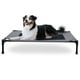 thumbnail image 1 of K&H PET PRODUCTS Cuna para Mascotas, Cama elevada para Perro, Malla Gris/Negra, Grande, 30 x 42 x 7 Pulgadas, 1 of 5