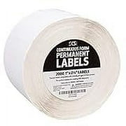 Thermal Label Printer Roll - 2000 (1 X 2 5/8) Permanent Amazon FBA Shipping Labels - 100% Compatible with FBA, Rollo and Zebra Printer