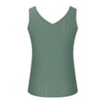 thumbnail image 5 of ZyeKqe Tank Tops for Women Casual V Neck Cami Shirt Crochet Summer Backless Camisole Sleeveless Blouse, 5 of 7