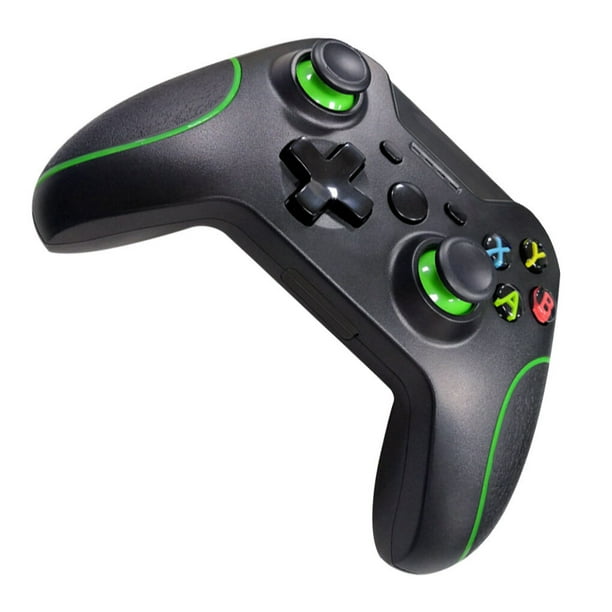Inteprter Mando de juegos inalámbrico de 2,4G, controlador portátil para portátil, Joystick para teléfono móvil, repuestos para juegos de Videojuegos y accesorios Negro