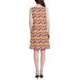 thumbnail image 3 of FORMRS Summer Dress for Women Loose U Neck Sleeveless Midi Beach Sundresses with Pockets, Pink Palm Trees Pattern, 3 of 8