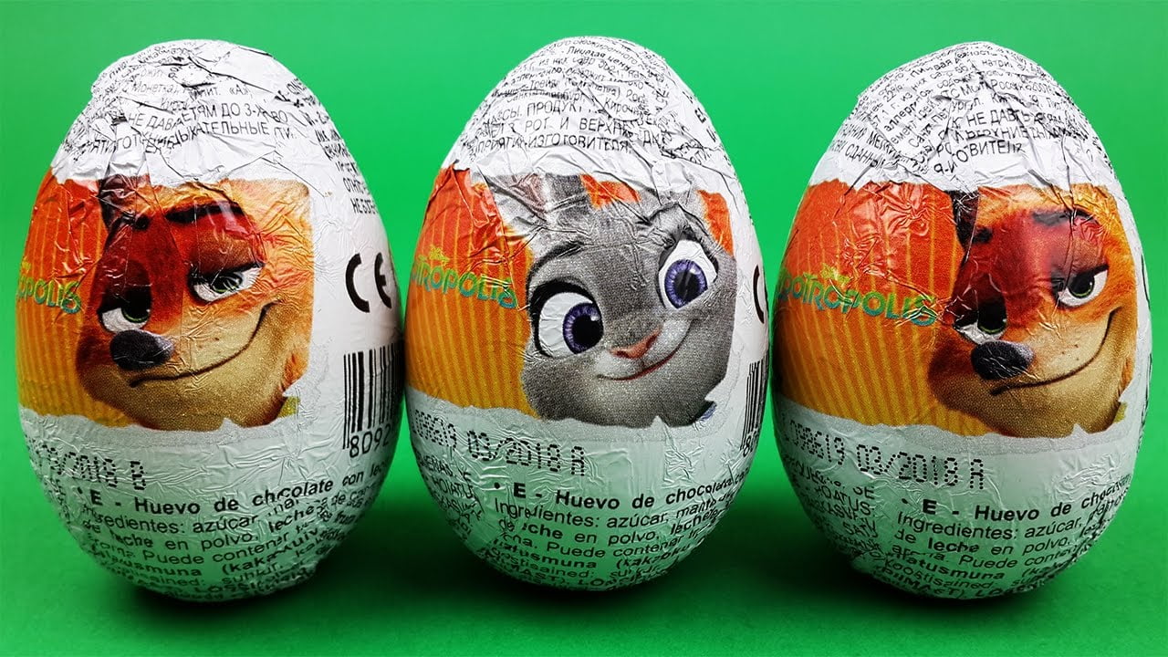 Zootopia Chocolate Eggs
