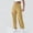 Khaki, variant on Womens Cargo Pants, Zipper Pockets Stretch Lightweight Elastic Waist Travel Hiking Tapered Pants Purple M