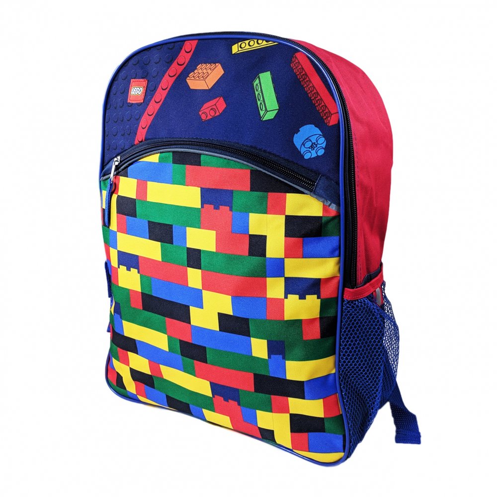 LEGO Lego Classic Blocks Kids School Backpack Mesh Pockets for