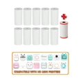 thumbnail image 1 of 11 Pcs Mini Printer Paper Material Selection Eood Pulp Fiber Thermal Label Paper , White Paper For Mini Portable Pocket Mobile Printer, 1 of 5