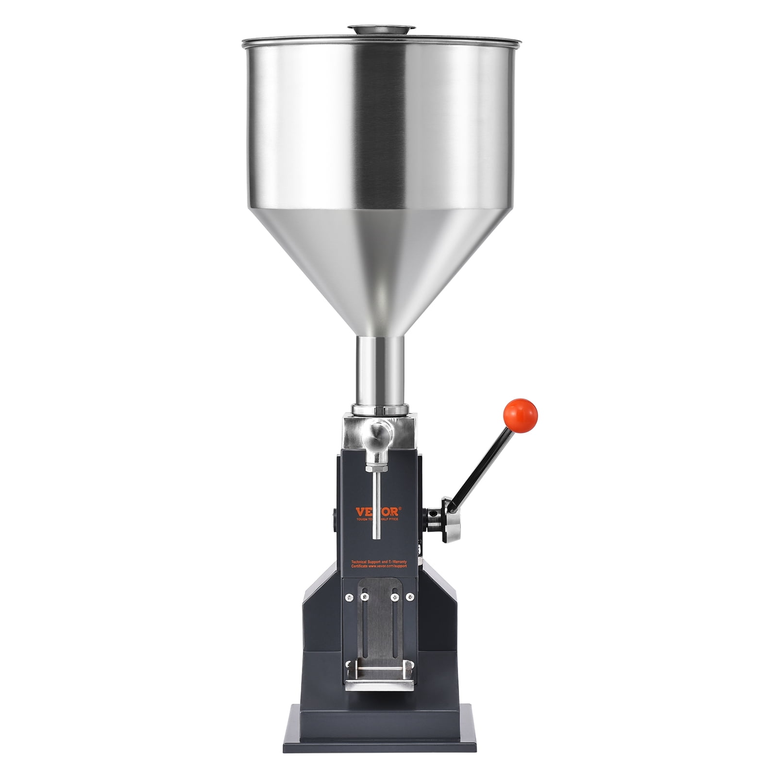 VEVOR Manual Paste Liquid Filling Machine, 5-100ml Bottle Filler,  Adjustable Bottle Filling Machine, Stainless Steel Liquid Filler with  Hopper for Milk Water Essential Oil Shampoo Cosmetic Honey