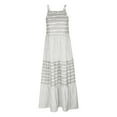 thumbnail image 4 of Qiopertar Mode Femmes Été Décontracté Imprimé Col Carré Camisole Sans Manches Longue Robe Liquidation Livraison Gratuite à Moins de 5$ jusqu'à 90 % de Réduction, 4 of 6