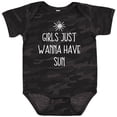 thumbnail image 3 of Inktastic Girls Just Wanna Have Sun Girls Baby Bodysuit, 3 of 5