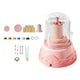 thumbnail image 1 of Torno de cerámica eléctrico para armar - Máquina para modelar arcilla con 10 paquetes de arcilla - Juguete educativo para pintar y tallar cerámica - I rosa, 1 of 8