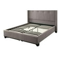 thumbnail image 3 of Modus Furniture Madeleine Wingback Upholstered Platform Storage Bed, 3 of 9