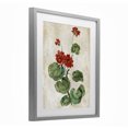 thumbnail image 3 of Stupell Industries Floral Journal Red Flower Gray Framed Print Under Glass, design by Paul Brent, 21 x 17, 3 of 10