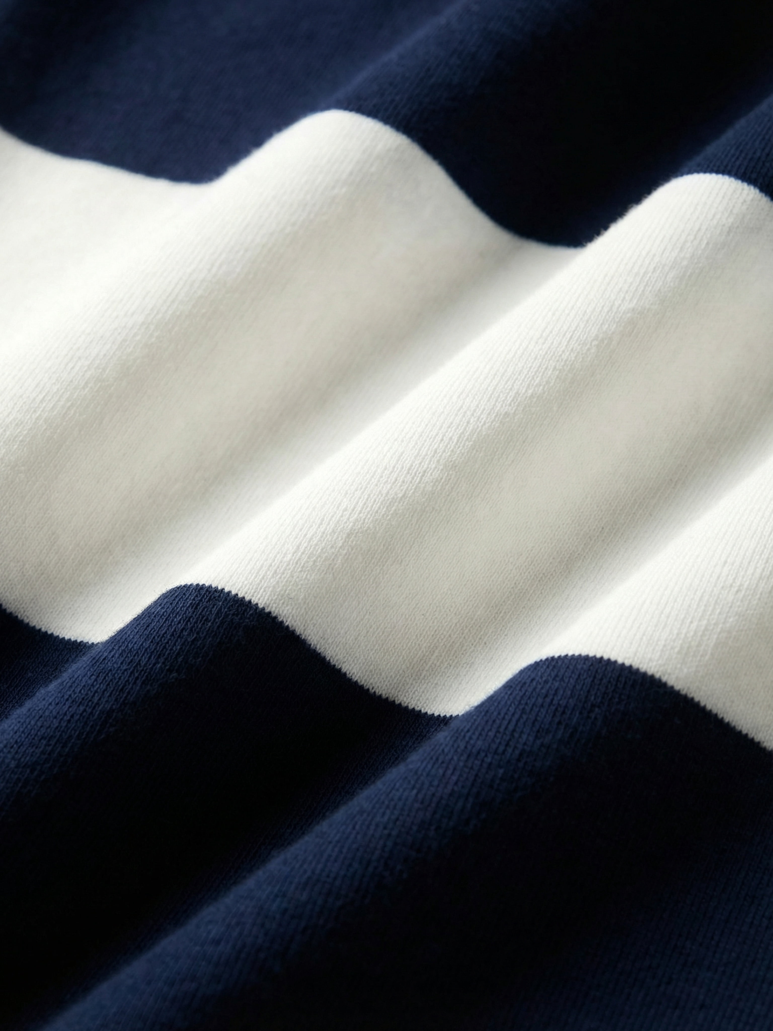 Free Assembly Men's Striped Cotton Rugby Shirt with Long Sleeves, Sizes S-3XL