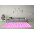 thumbnail image 3 of Ahgly Company Indoor Rectangle Solid Pink Modern Area Rugs, 2' x 3', 3 of 4