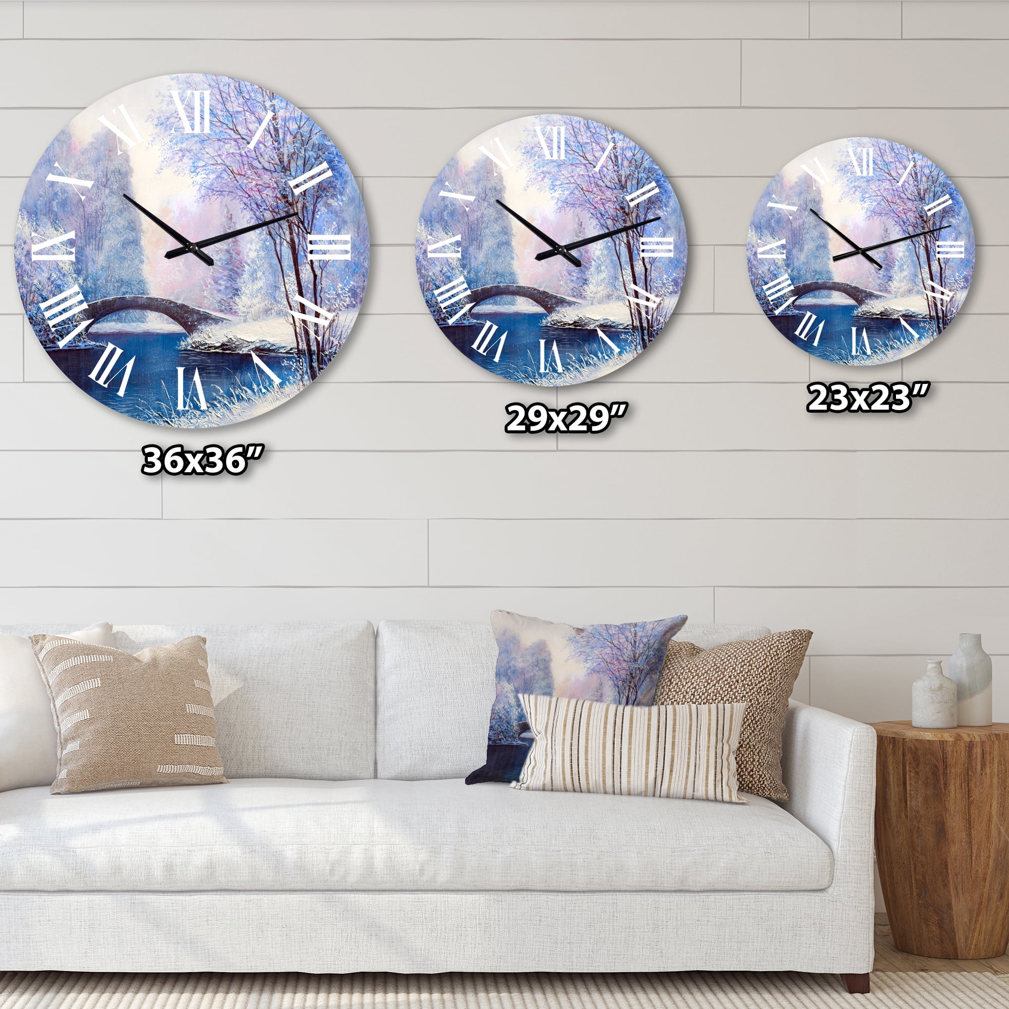 Designart 1 in Wall Clock