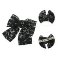 thumbnail image 3 of Unique Bargains 1 Pc Lace Ditsy Floral Hair Clips for Home Black, 3 of 5