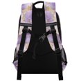 thumbnail image 3 of FORMRS Kids School Backpack Elementary Student Unisex Travel Bookbag with Reflective Stripes, Pastel Purple Marble Pattern, 3 of 7