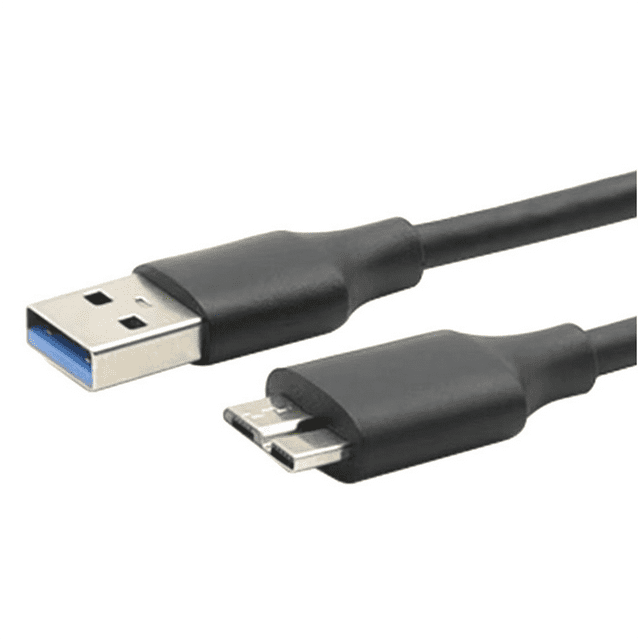 USB 3.0 Type A to USB3.0 Micro-B Male Data Cable Adapter Cord for External Hard Drive Disk HDD Super Speed Cable,1 x USB A to Micro-B Adapter Cable,Black