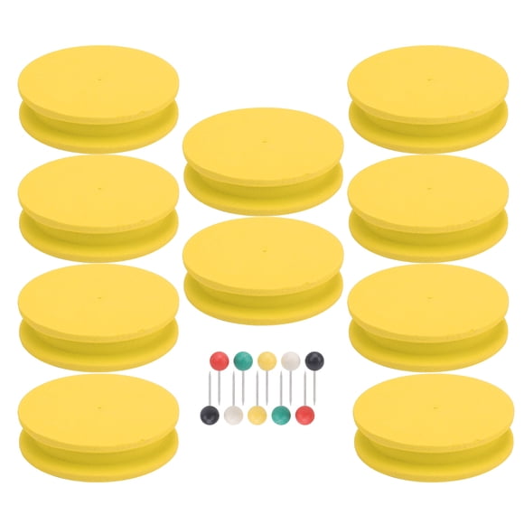 Foam Winding Board, Abrasion Resistance Foam Line Spools For Fishing Lines For Fishing For Lines For Storing Fishing Lines Yellow