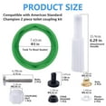 thumbnail image 3 of ARCADORA Toilet Tank to Bowl Gasket Kit for Two Piece Toilet Repair Leak Prevention American Standard Champion 4 Replacement, 3 of 6