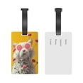 thumbnail image 5 of Sikiie Floral Sunglasses Cat Art Luggage Tags Privacy Cover ID Label Suitcase Tags Identifiers For School Bags,Suitcases, 5 of 7