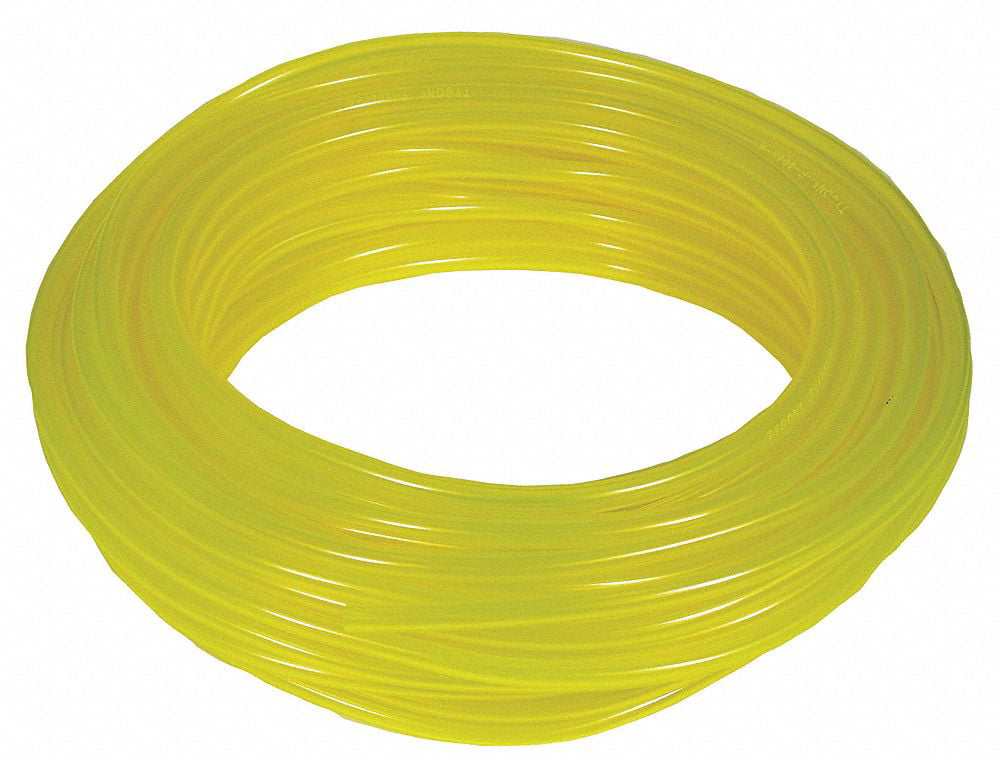 25 or 50 Ft Resists Swelling Vinyl Fuel Tubing Premium Clear Yellow Fuel Line 