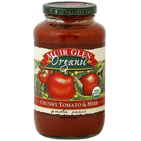 Muir Glen Tomato & Herb Pasta Sauce, 25.5 oz (Pack of