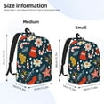 thumbnail image 3 of Yiaed Holiday Christmas Cookies Print Backpack, Premium Laptop Backpack, Travel Backpack for Women, Lightweight Backpacks, Comfortable Back Pack-Small, 3 of 7