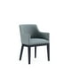 thumbnail image 1 of Manhattan Comfort Gansevoort Modern Faux Leather Dining Armchair in Pewter, 1 of 3