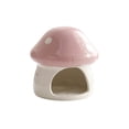 thumbnail image 3 of BAOPAI Mushroom Shaped Ceramic Hamster House Sturdy and Safe Shelter for Small Pets Versatile as Hideout and Decor Encourages Activity Suitable Gift Idea, 3 of 4