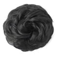 thumbnail image 2 of Messy Hair Bun Thick Updo Hairpieces Elastic Synthetic Wavy Curly Ponytail Hair Extensions, 2 of 6