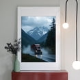 thumbnail image 2 of Diamond Art Kits for Adults - 5d Red Truck Mountain Mist Journey Diamond Painting for Adults, Diamond Art for Adults Beginners, Diamond Painting Kits for Adults for Home Wall Decor, 2 of 7