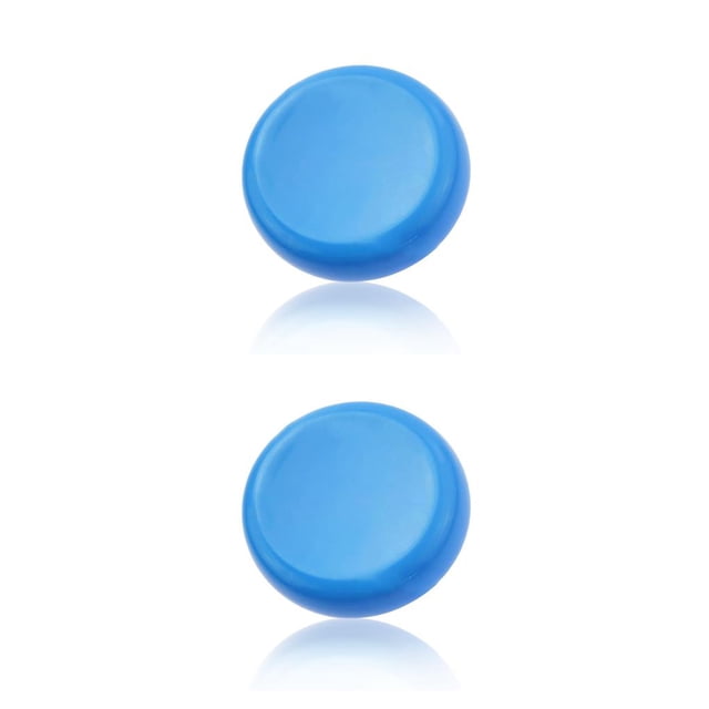 Injueey Soporte para agujas Costura Confección Sastre Succión Pin Almacenamiento Cojín Cojín Punto de cruz Forma redonda Costura Caja Azul Azul 2Conjunto