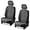2Pack Dark Grey, variant on 2 Pack Linen Car Seat Cover Front Seat Covers Soft & Breathable Front Premium Covers with Non-Slip Protector Universal Fits Most Automotive, Vans, SUVs, Trucks