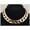 Gold, variant on SHINY LINK ID Celebrity Style ALUMINIU CHOKER CHUNKY Curb Fashion Chain Necklace-Silver