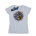 thumbnail image 1 of DC Comics Womens Aquaman Circular Crest Cotton T-Shirt, 1 of 3