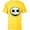 Yellow, variant on Disney The Nightmare Before Christmas Jack Skull Big Face - Short Sleeve T-Shirt for Kids - Customized-White