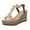 Brown, variant on Butterfly Wedge Sandals for Women High Top Clear Strap Dessy Wedges Heel Shoes Ladies Vacation Sandal with Arch Support Blue - 8