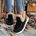 thumbnail image 3 of Women's Winter Snow Boots - Warm Anti-Slip Flat Boots for Casual Outdoor WearShort Booties, 3 of 8