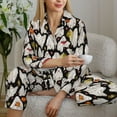 thumbnail image 6 of Naloa Different Ghosts Pajamas for Women Set, Womens Pajama Sets, Lounge Sets for Women, 2pjs for Women-Medium, 6 of 7