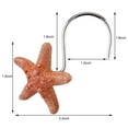 thumbnail image 5 of FITNATE 12PCS Beach Shower Curtain Hooks Rings Resin for Bathroom Decorative, 5 of 6