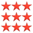 thumbnail image 1 of Recortes de Papel Estrella Unique Bargains Confeti Adornos para Cumpleaños Fiesta Aula Boda Rojo 11 Pulgadas Paquete de 24, 1 of 5