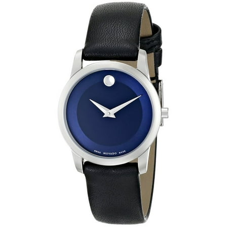 Movado Women's 0606611 Museum Classic Stainless Steel Watch with Leather Band