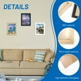 thumbnail image 3 of 2 Pack 5 x 8 Picture Frames with Plexiglass, Horizontal Vertical Mounting Wooden Wall Frames, Display Photo Poster Frames for Gallery Tabletop Home Decor Desk Office Living Room (Black, White), 3 of 7