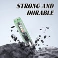 thumbnail image 4 of HIBIBUD Green Keychain Flashlight,USB Rechargeable Magnetic LED Mini with Warning Light, 4 of 7