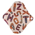 thumbnail image 5 of Reusable Sanitary Pad Bamboo Charcoal Portable Soft Printed Elegant Washable Menstrual Pad for WomenG72, 5 of 5
