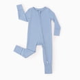thumbnail image 4 of PatPat Baby Boy Clothes Bamboo Viscose Snug Fit Sleepers 2-Way Zipper Sleep N Play Footie Romper Soft Baby Pajamas Bodysuit for Baby Boy 12-18M, 4 of 13
